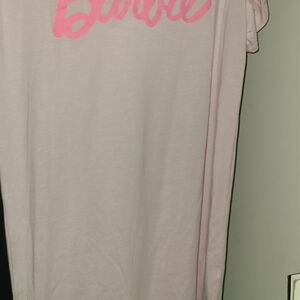 Mattel Barbie Light Pink Tee with Neon Pink Logo